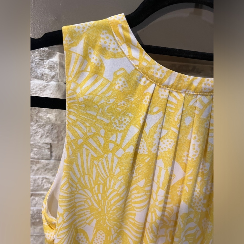 H & M yellow sleeveless dress, size 8 - Picture 2 of 8